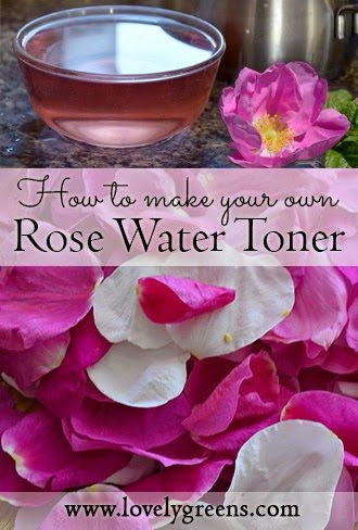 Use rose petals to make your own natural Rose Water. As a facial toner it soothes inflammation, tightens pores, and smells amazing #beauty Use rose petals to make your own natural Rose Water. As a facial toner it soothes inflammation, tightens pores, and smells amazing #beauty