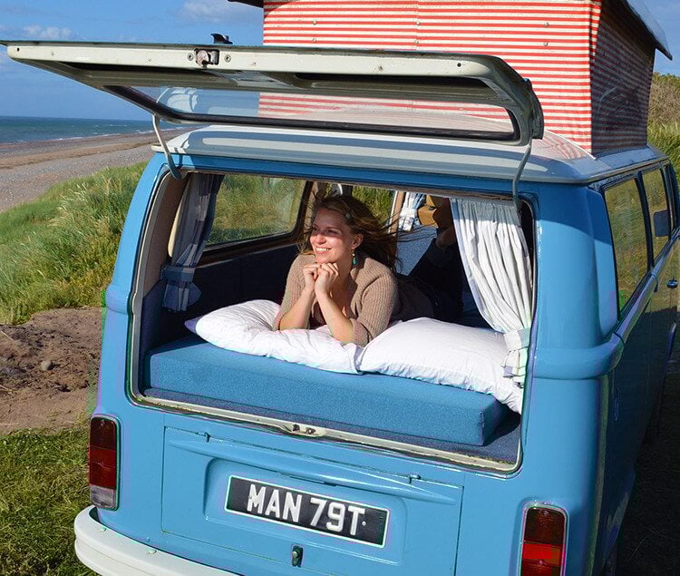 Taking Daisy Blue, the Volkswagen Camper on her first weekend trip #lovelygreens