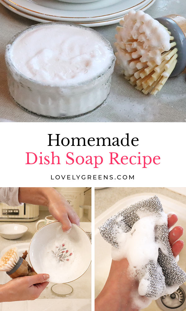 Homemade Dish Soap Recipe From Scratch Lovely Greens